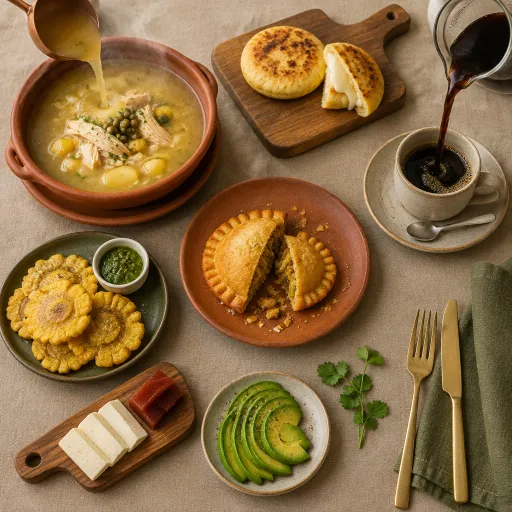 An elegant guide to typical foods in Colombia for luxury hotel guests